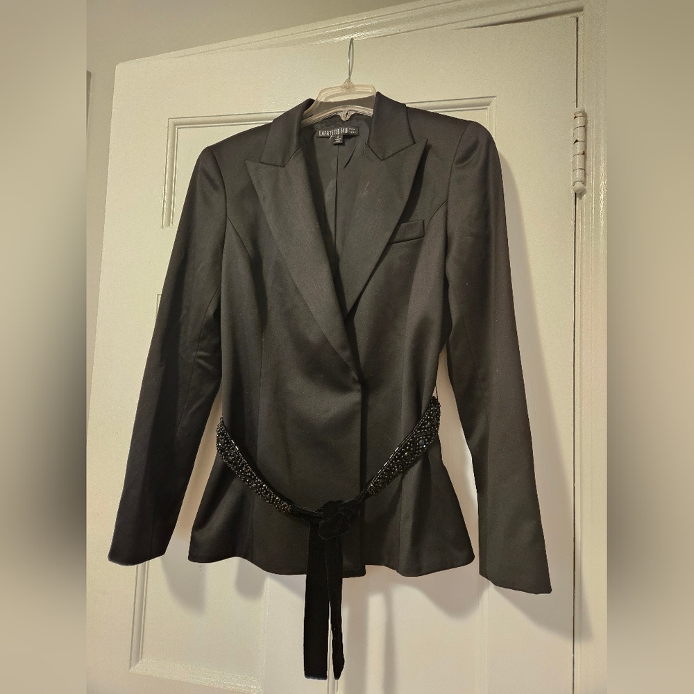 Lafayette 148 New York Black Blazer